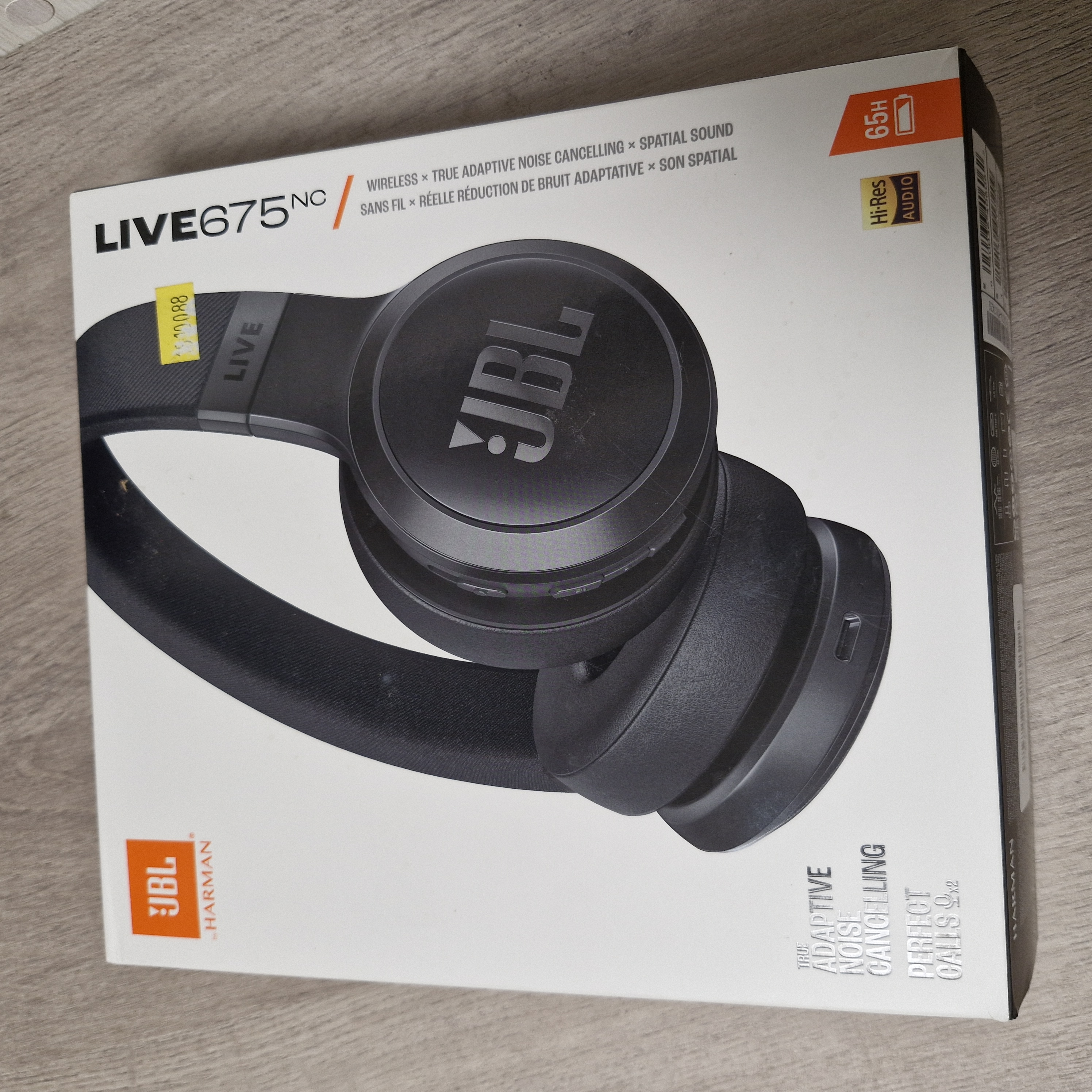 JBL Live 675NC Over-Ear Inalámbrico Negro